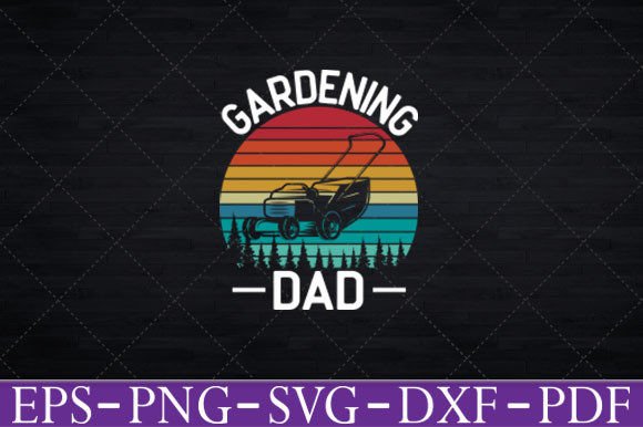 Evaluating the Gardening Dad Retro SVG for Embroidery