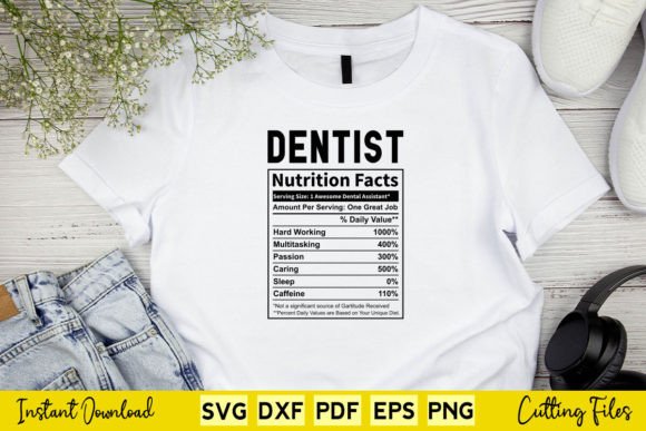 Funny Dentist Nutrition Facts SVG: A Designer’s Review