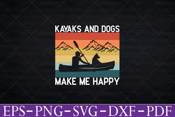 Kayaking Kayaks and Dogs T-Shirt Design Review