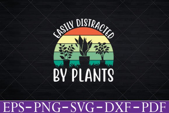Review: Easily Distracted by Plants Retro Tee