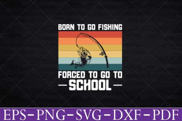 Review: Funny Born to Go Fishing Bass Fish Design