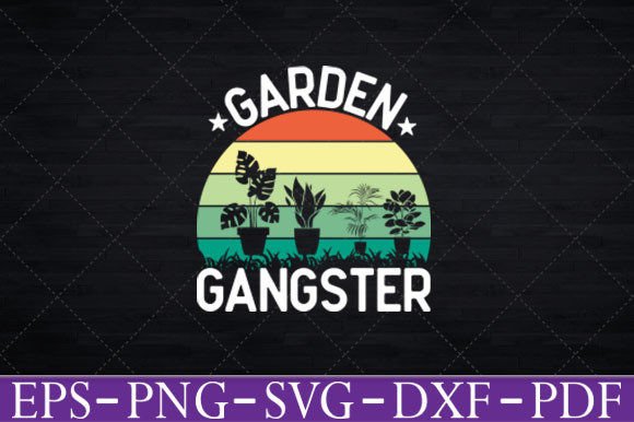 Review: Garden Gangster Shirt Retro Vintage Svg