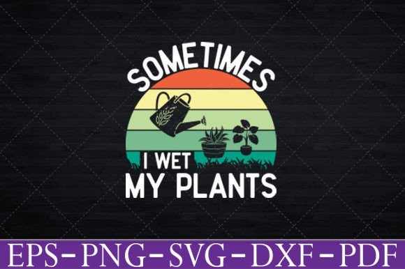Review: Sometimes I Wet My Plants Embroidery Design