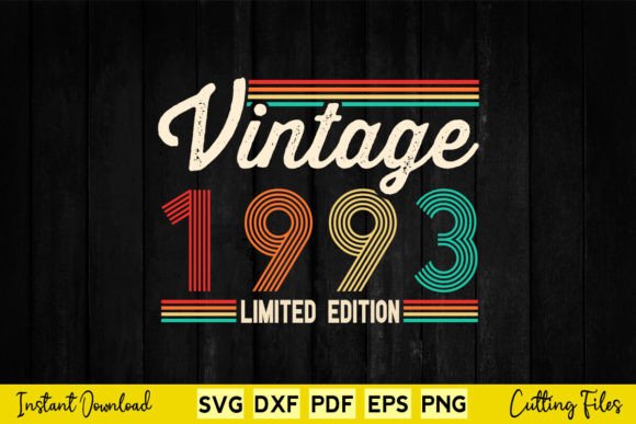 Reviewing the 1993 Vintage Birthday Design